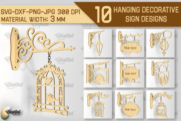 3D Hanging Decorative Sign SVG Bundle Review for Real Projects