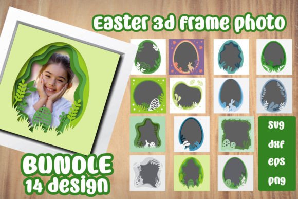 Bundle Easter 3D Layered Photo Frame SVG: A Review for Crafters and Digital Designers