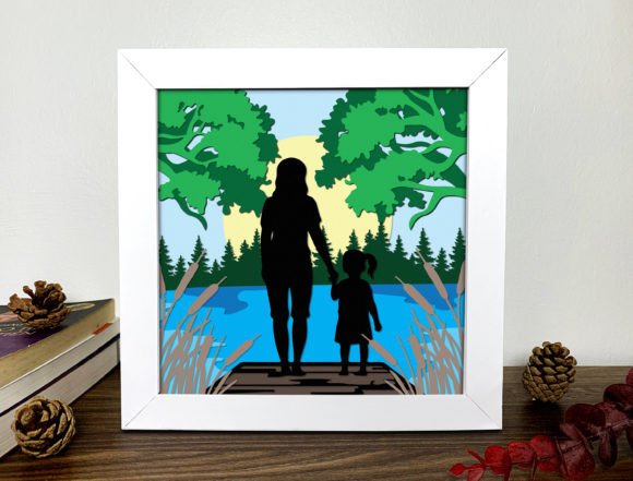 Mothers Day 3D SVG Shadow Box Design Review